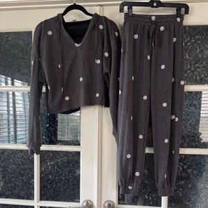 Honey Punch Charcoal Lounge Set